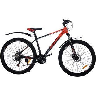 Велосипед SPARK LINE (колеса - 27,5", алюмінієва рама - 17") червоний з чорним 239207 фото