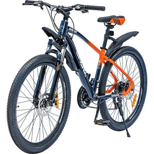 Велосипед SPARK DELIGHT (колеса - 26", алюмінієва рама - 15") темно-синій з помаранчевим 218772 фото