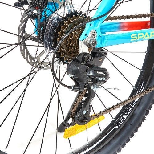 Велосипед SPARK TRACKER (колеса - 26", алюминиевая рама - 17") неоновый алый красный 197987 фото