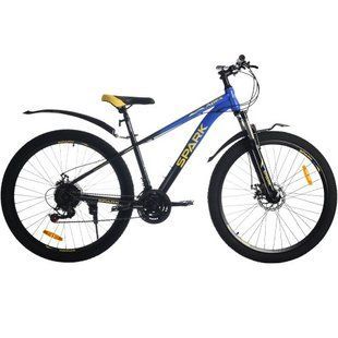 Велосипед SPARK APEX (колеса - 27,5", стальная рама - 15") синий с черным 239246 фото