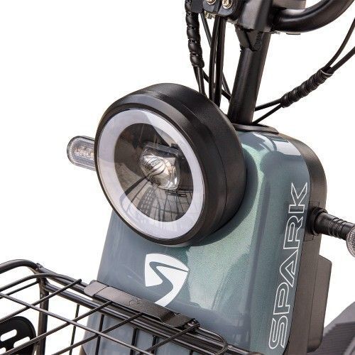 Велосипед з електродвигуном SPARK GLIDE 14" 60V/500W/20Ah Зелена шавлія 227064 фото