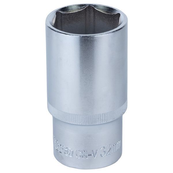 Насадка шестигранна довга 1/2" 32мм CrV ULTRA (6072322) 6072322 фото