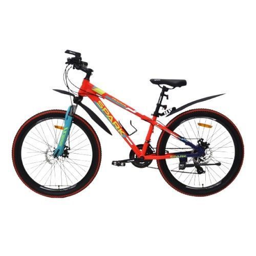 Велосипед SPARK TRACKER (колеса - 26", алюмінієва рама - 13") неоновий кораловий 197977 фото