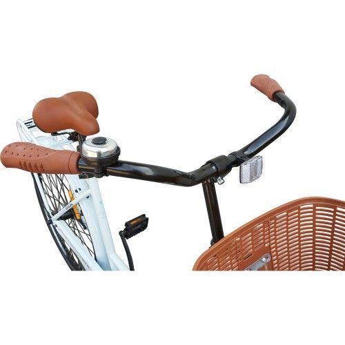 Велосипед SPARK CITY MOVA (колеса - 26", сталева рама - 17") з кошиком Білий 205332 фото