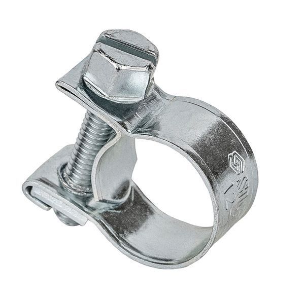 Хомут силовой оцинкованный Mini 9мм &Oslash;12-14мм 50шт SIGMA (2507581) 2507581 фото