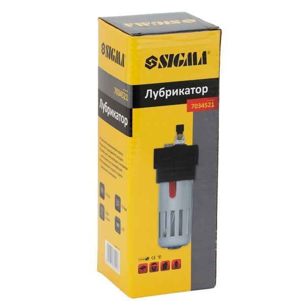 Лубрикатор 1200 л/мин 1/2" SIGMA (7034521) 7034521 фото
