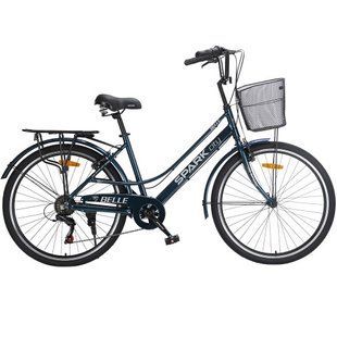 Велосипед SPARK CITY BELLE (колеса - 26", алюмінієва рама - 17") темно-синій 239999 фото