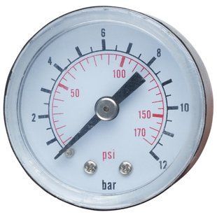 Манометр для контролера 12 бар 40мм WETRON (779741) TR779741 фото