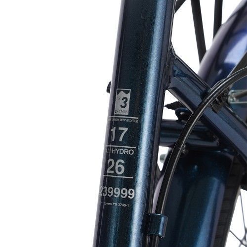 Велосипед SPARK CITY BELLE (колеса - 26", алюмінієва рама - 17") темно-синій 239999 фото