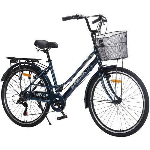 Велосипед SPARK CITY BELLE (колеса - 26", алюмінієва рама - 17") темно-синій 239999 фото