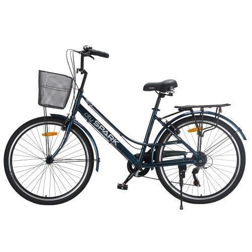 Велосипед SPARK CITY BELLE (колеса - 26", алюмінієва рама - 17") темно-синій 239999 фото