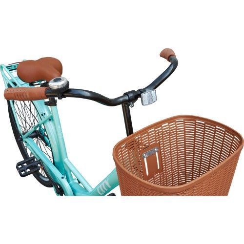 Велосипед SPARK CITY MOVA (колеса - 26", сталева рама - 17") з кошиком Бірюзовий 205333 фото