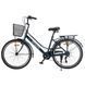 Велосипед SPARK CITY BELLE (колеса - 26", алюмінієва рама - 17") темно-синій 239999 фото 4