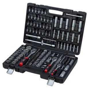 Набір торцевих насадок і біти 1/4", 3/8", 1/2" 172 шт CrV Taiwan ULTRA (6003232) 6003232 фото