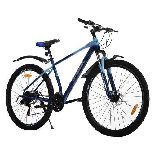 Велосипед SPARK NOVA (колеса - 29", сталева рама - 19") темно-синій з блакитним 239255 фото