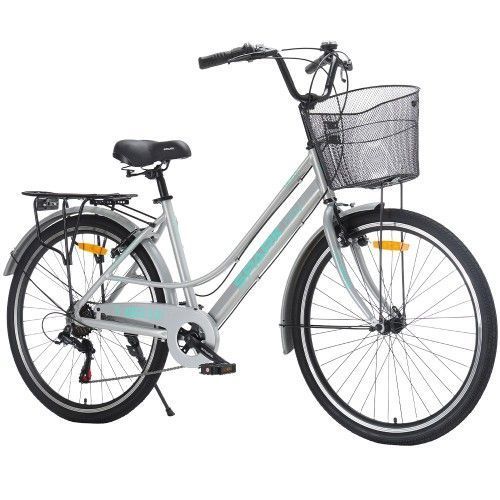 Велосипед SPARK CITY BELLE (колеса - 26", алюмінієва рама - 17") сірий 240000 фото