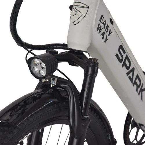 Велосипед з електромотором SPARK E-CITY EASY WAY 17" 48V/500W/12,5Ah сірий матовий 239957 фото