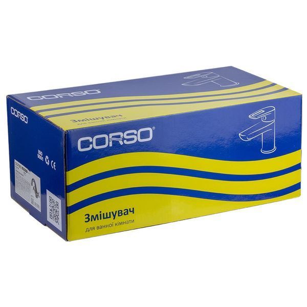 Смеситель BRENTA 1/2" для раковины литой на шпильке CORSO (FE-2A152K) (9679004) FE-2A152K фото