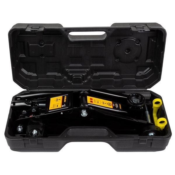 Домкрат гідравлічний підкатний 2т H 130-345мм (кейс) SIGMA (6104021) 6104021 фото