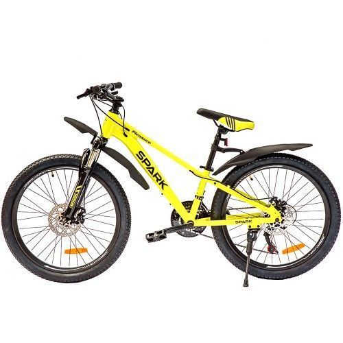 Велосипед SPARK PLEASURE (колеса - 24", алюмінієва рама - 11") жовтий 218784 фото