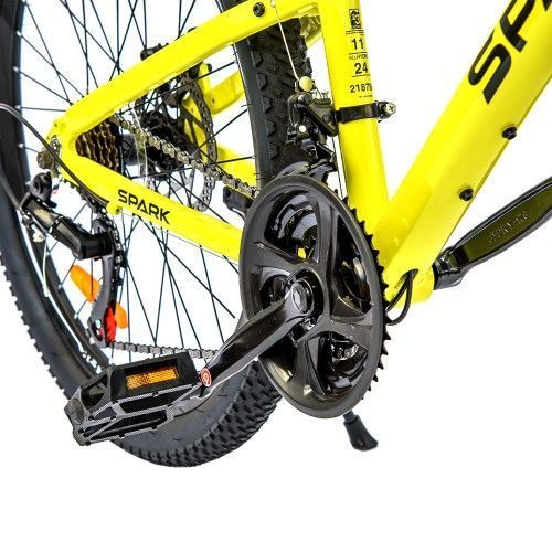 Велосипед SPARK PLEASURE (колеса - 24", алюмінієва рама - 11") жовтий 218784 фото