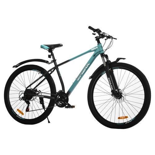 Велосипед SPARK NOVA (колеса - 29", сталева рама - 19") бірюзовий з чорним 239256 фото