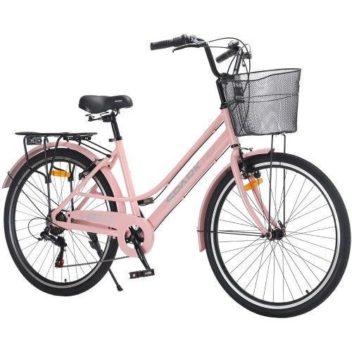 Велосипед SPARK CITY BELLE (колеса - 26", алюмінієва рама - 17") персиковий 240001 фото