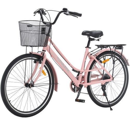 Велосипед SPARK CITY BELLE (колеса - 26", алюмінієва рама - 17") персиковий 240001 фото