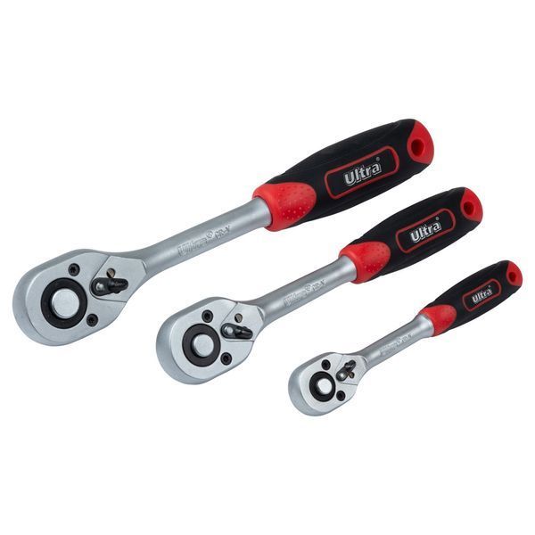 Набір торцевих насадок і біти 1/4", 3/8", 1/2" 216 шт CrV Taiwan ULTRA (6003262) 6003262 фото