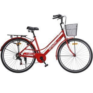 Велосипед SPARK CITY BELLE (колеса - 28", алюмінієва рама - 18") червоний 240002 фото