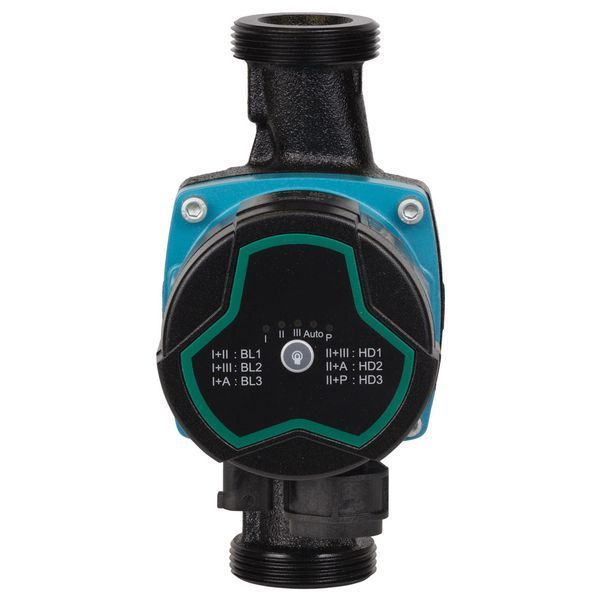 Насос циркуляційний енергозберігаючий 5-39Вт Hmax 6м Qmax 53л/хв &Oslash;1&frac12;" 180мм + гайки &Oslash;1" AQUATICA GPA25-6/180 III (774053) 774053 фото