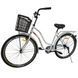 Велосипед SPARK CITY AURA (колеса - 26", сталева рама - 17") з кошиком холодно-сірий 240007 фото 2