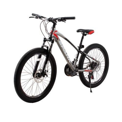 Велосипед SPARK SHARP JR. (колеса - 24", стальная рама - 12") серый с черным 224696 фото