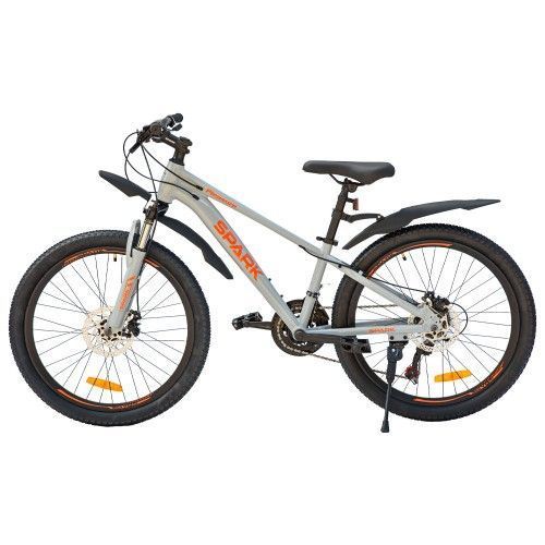 Велосипед SPARK PLEASURE (колеса - 24", алюмінієва рама - 12") сірий 222943 фото