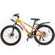 Велосипед SPARK PLEASURE (колеса - 24", алюмінієва рама - 12") помаранчевий з жовтим 222944 фото 2