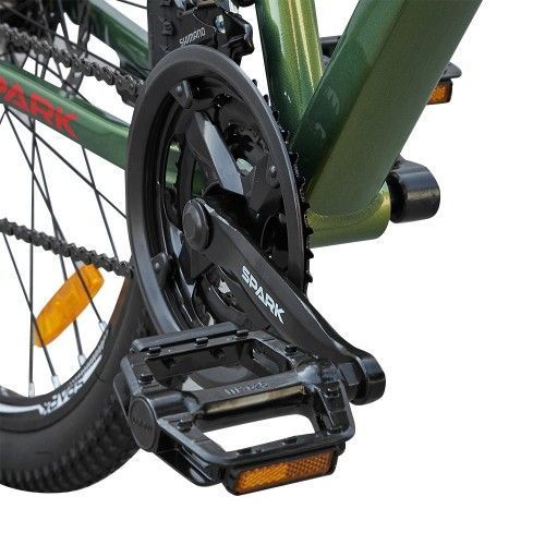 Велосипед SPARK TRACKER (колеса - 27,5", алюминиевая рама - 17") жемчужный милитари зеленый 197990 фото