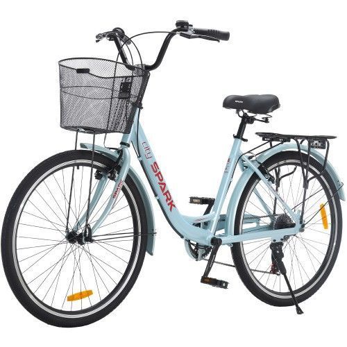 Велосипед SPARK CITY CELINE (колеса - 26", алюминиевая рама - 17") голубой 239980 фото