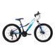 Велосипед SPARK WAVE JR. (колеса - 24", сталева рама - 12") темно-синій із сірим 224698 фото 1