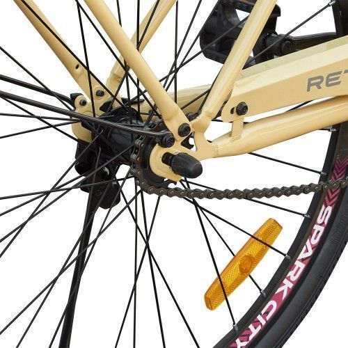 Велосипед SPARK CITY RETRO (колеса - 26", сталева рама - 17") з кошиком Білий 205338 фото