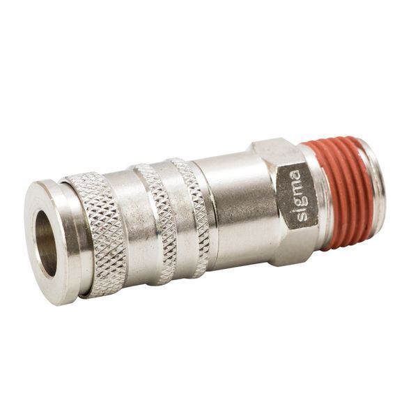 Соединение быстросъемное усиленное с наружной резьбой MT 1/2" SIGMA (7021431) 7021431 фото