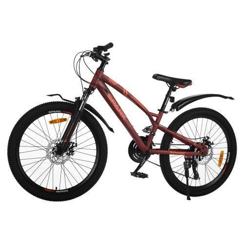 Велосипед SPARK SURF (колеса - 24", стальная рама - 12") бордовый 239215 фото