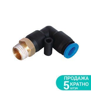 Штуцер цанговий (кутовий) &Oslash;6 МТ 3/8" SIGMA (7027101) 7027101 фото