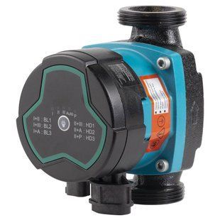 Насос циркуляційний енергозберігаючий 5-60Вт Hmax 8м Qmax 63л/хв &Oslash;1&frac12;" 130мм + гайки &Oslash;1" AQUATICA GPA25-8/130 III (774062) 774062 фото