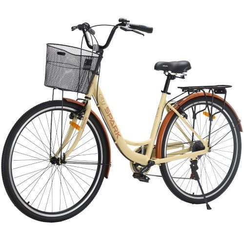 Велосипед SPARK CITY CELINE (колеса - 28", алюминиевая рама - 18") бежевый 239983 фото