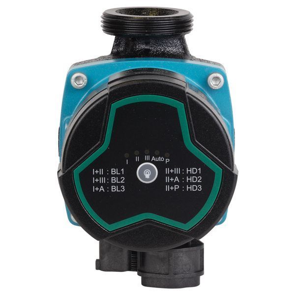 Насос циркуляційний енергозберігаючий 5-60Вт Hmax 8м Qmax 63л/хв &Oslash;1&frac12;" 130мм + гайки &Oslash;1" AQUATICA GPA25-8/130 III (774062) 774062 фото