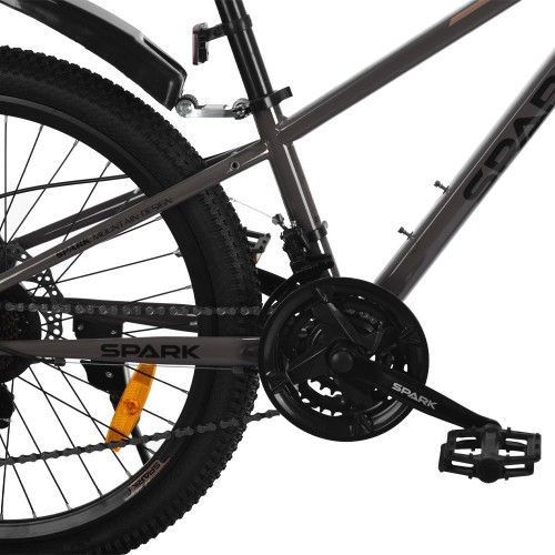 Велосипед SPARK HOLD (колеса - 24", стальная рама - 11") темно-графитовый 239391 фото