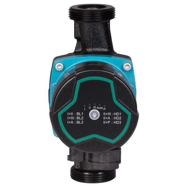 Насос циркуляційний енергозберігаючий 5-60Вт Hmax 8м Qmax 63л/хв &Oslash;1&frac12;" 180мм + гайки &Oslash;1" AQUATICA GPA25-8/180 III (774063) 774063 фото