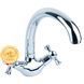 Змішувач PL 1/2" для кухні гусак вухо на гайці AQUATICA PL-4B155C (9777110) 9777110 фото 1