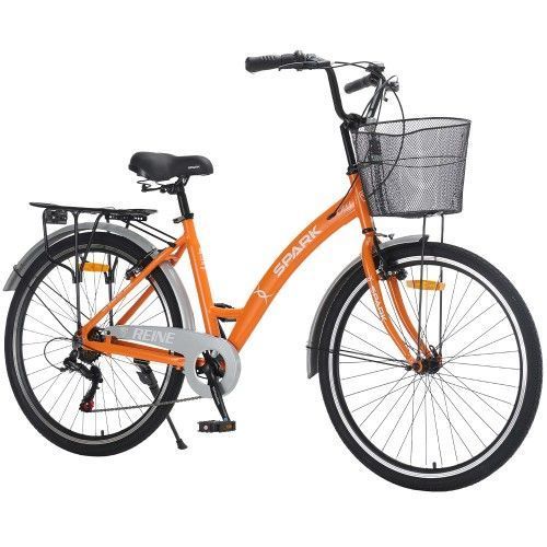 Велосипед SPARK CITY REINE (колеса - 26", алюминиевая рама - 17") оранжевый 246927 фото
