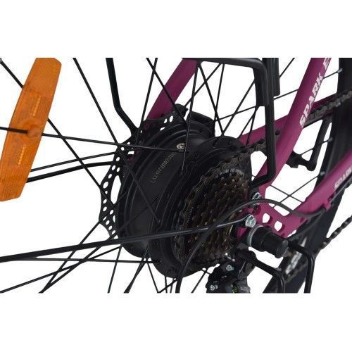 Велосипед с электромотором SPARK E-CITY EASY WAY 18" 48V/500W/12,5Ah фиолетовый матовый 239959 фото